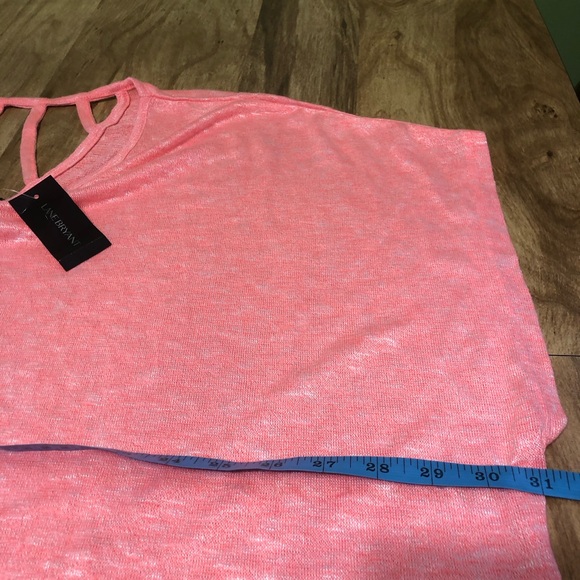 NWT $35 USD Lane Bryant Pink Stretch Blend Sleeveless Top Shirt Women Size 26/28 - Picture 5 of 9